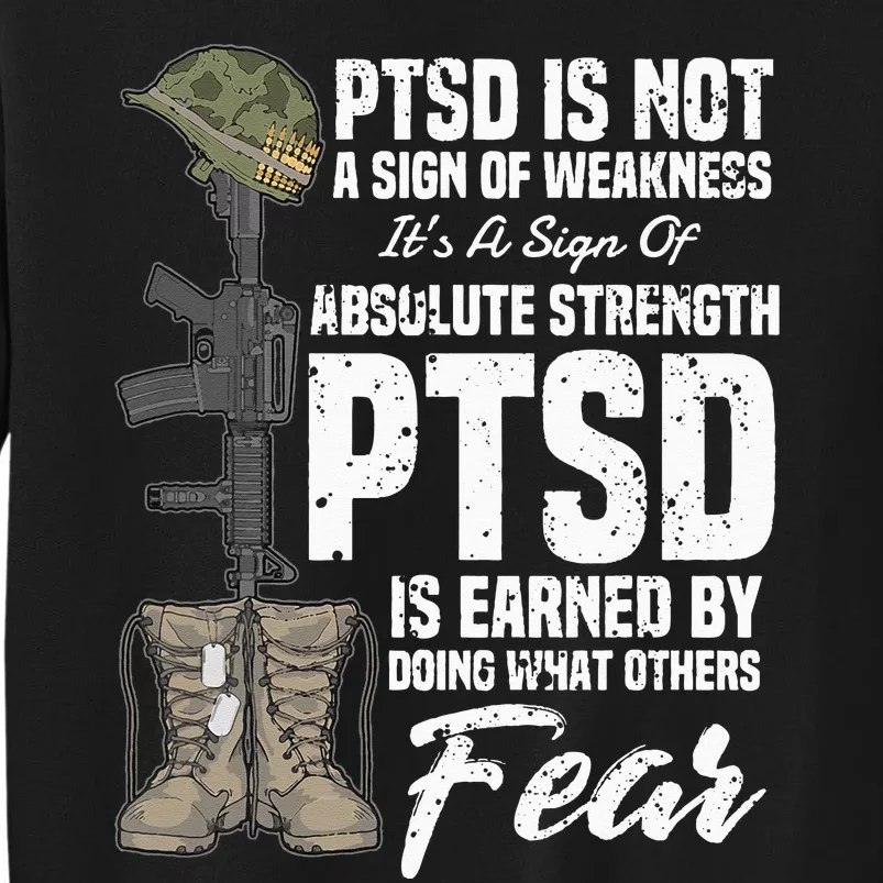 PTSD Awareness Gifts Psychical Wounds Search Tall Sweatshirt