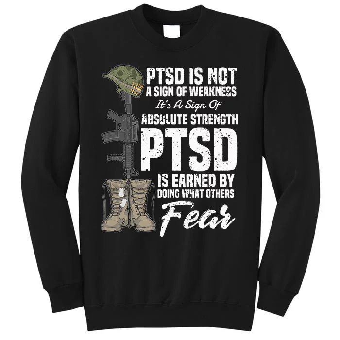 PTSD Awareness Gifts Psychical Wounds Search Tall Sweatshirt