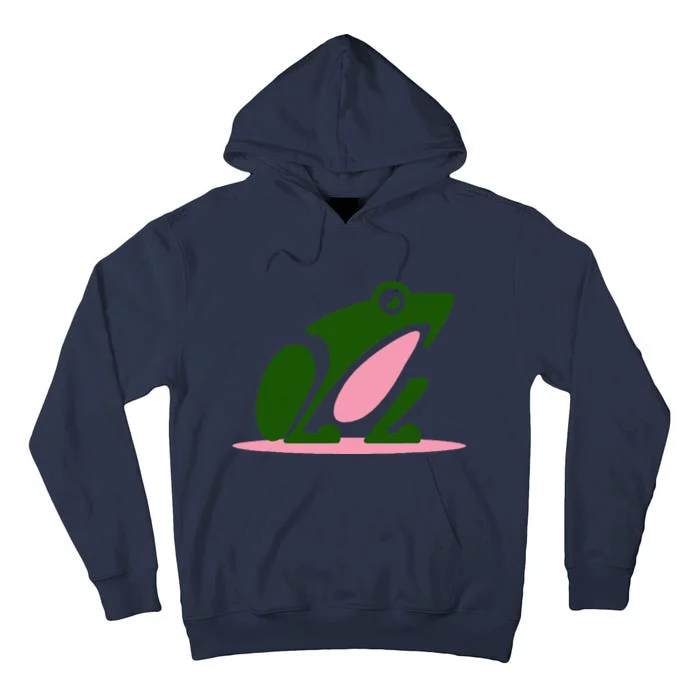 Pink And Green Aka Frog Tall Hoodie