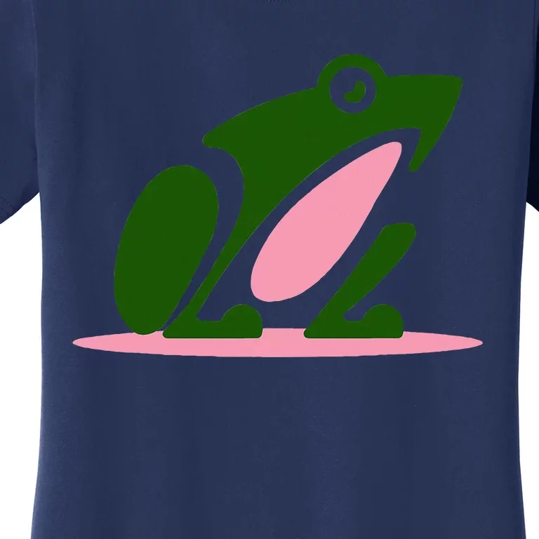 Pink And Green Aka Frog Women's T-Shirt