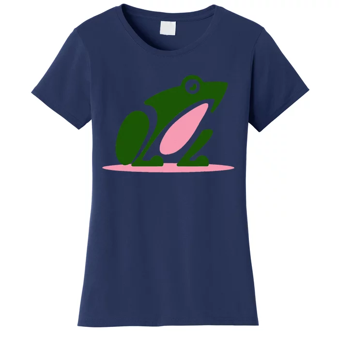 Pink And Green Aka Frog Women's T-Shirt