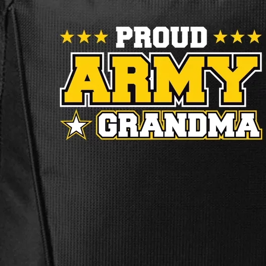 Proud Army Grandma Gift Us Military Grandma Family City Backpack