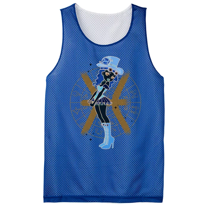 Pisces Astrology Gift Mesh Reversible Basketball Jersey Tank