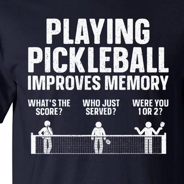 Pickleball Art Gift Paddle Sport Pickleball Lover Tall T-Shirt