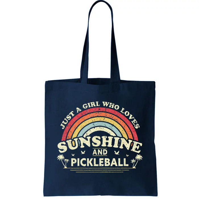 Pickleball . A Girl Who Loves Sunshine And Pickleball Tote Bag