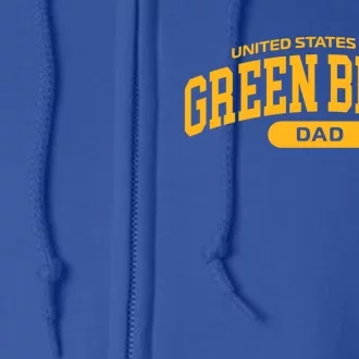 Proud Army Green Beret Dad Cool Gift Full Zip Hoodie