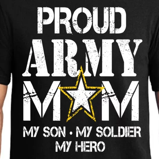 Proud Army Gift For Military Mom My Son, My Soldier, My Hero Pajama Set