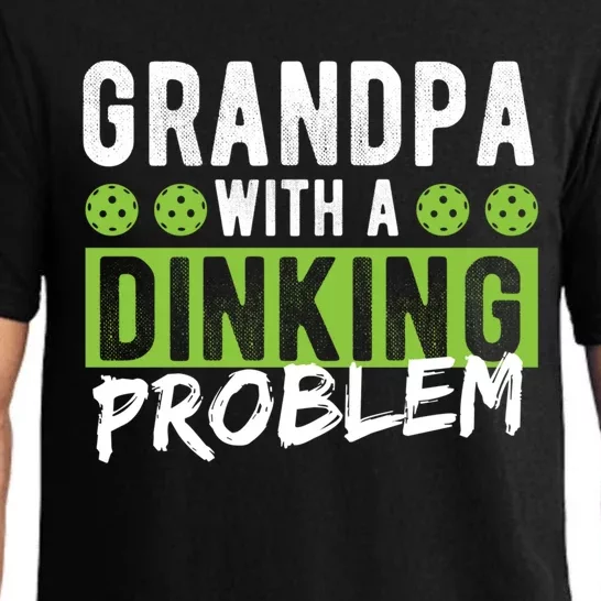 Pickleball Accessories Gift Dinking Grandpa Pickleball Cool Gift Pajama Set