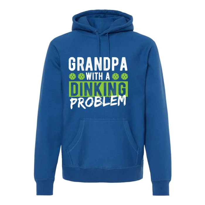 Pickleball Accessories Gift Dinking Grandpa Pickleball Cool Gift Premium Hoodie