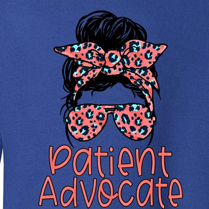 Patient Advocate Healthcare Worker Thank You Appreciation Gift Toddler Sweatshirt