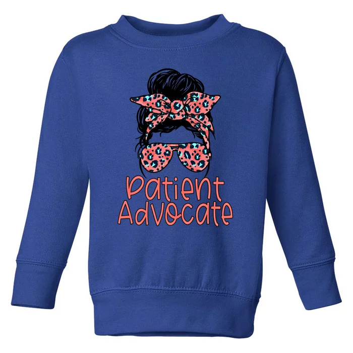 Patient Advocate Healthcare Worker Thank You Appreciation Gift Toddler Sweatshirt