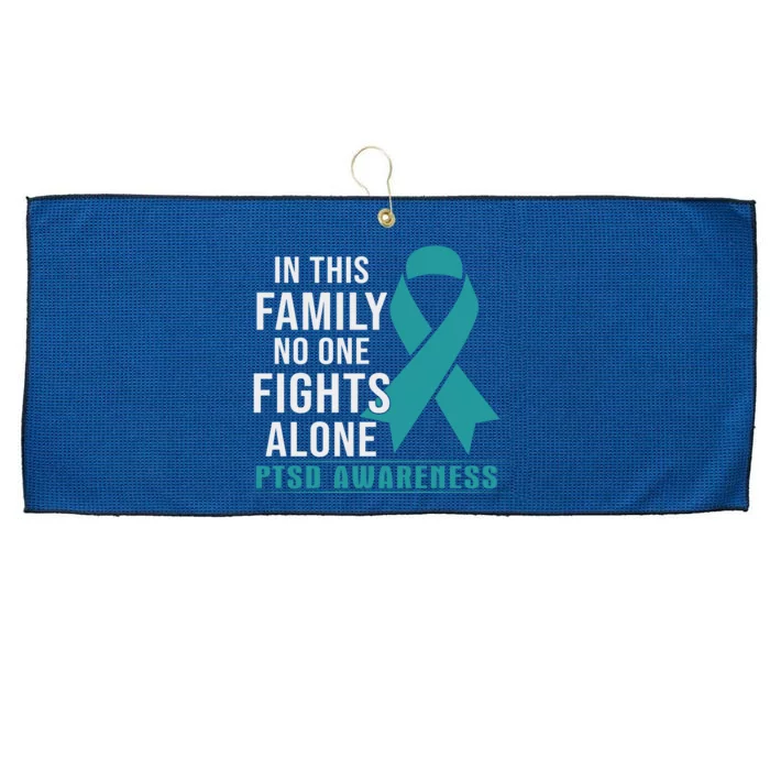 PTSD Awareness Hope Support Love Large Microfiber Waffle Golf Towel