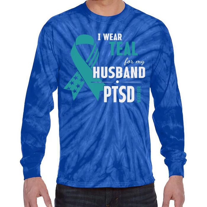 PTSD Awareness Hope Support Love Tie-Dye Long Sleeve Shirt