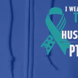 PTSD Awareness Hope Support Love Full Zip Hoodie