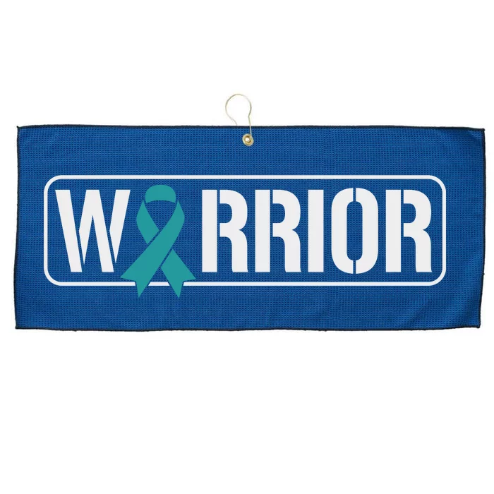 PTSD Awareness Hope Support Love Ribbon Large Microfiber Waffle Golf Towel