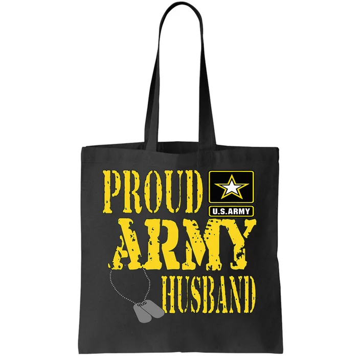 Proud Army Husband Military Pride Tote Bag