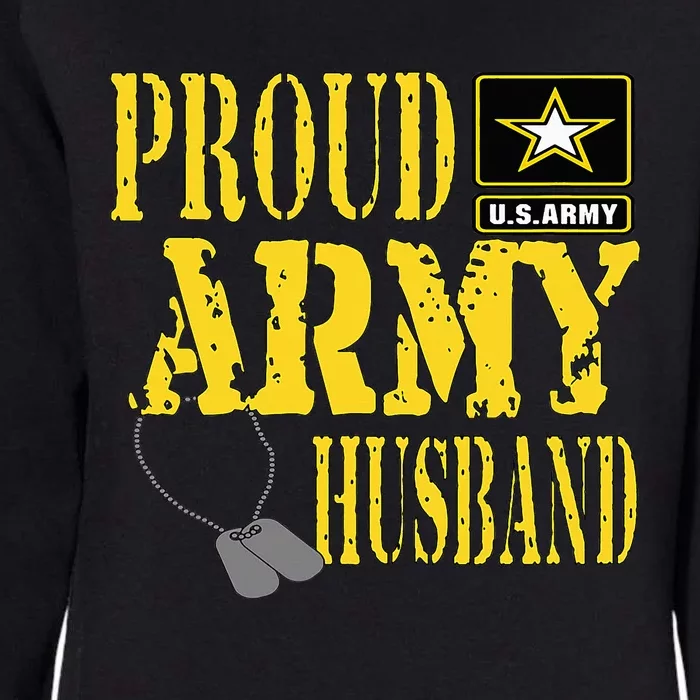 Proud Army Husband Military Pride Womens California Wash Sweatshirt