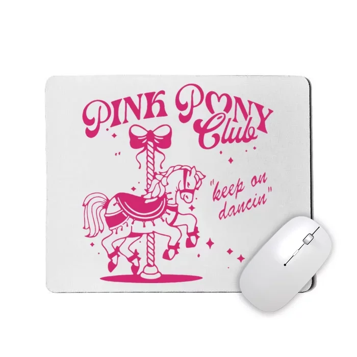 Pony And Heels Lover Clubs Cowgirl Mousepad