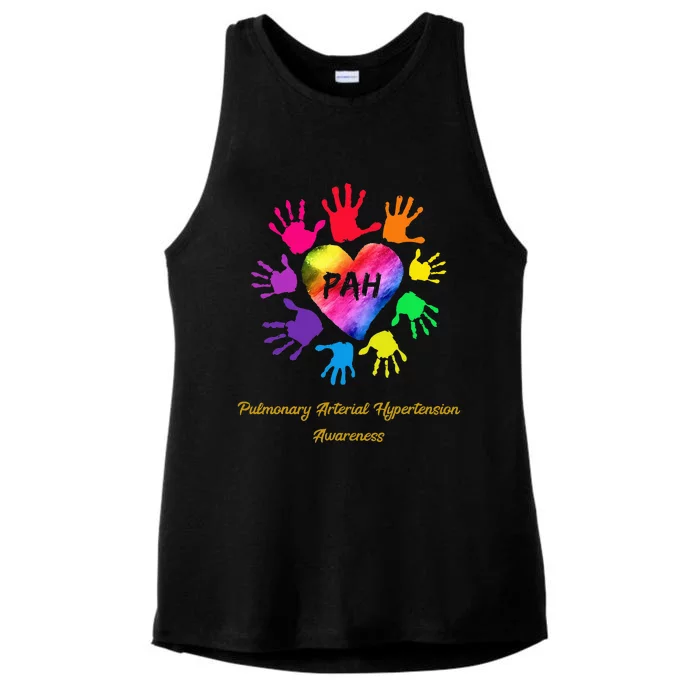 Pulmonary Arterial Hypertension Awareness Colored Ladies Tri-Blend Wicking Tank