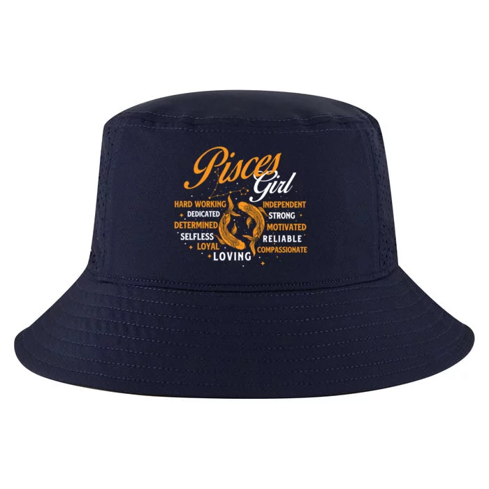 Pisces Astrology Horoscope Zodiac Sign Birthday Gift Cool Comfort Performance Bucket Hat