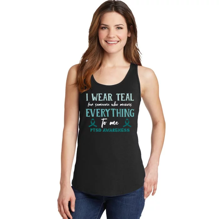 PTSD Awareness Hope Support Love Ladies Essential Tank