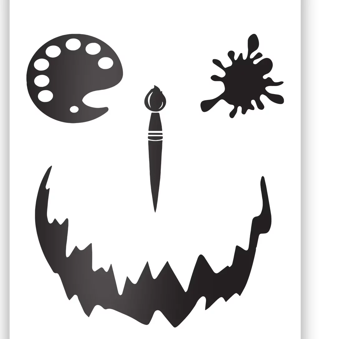 Pumpkin Artist Halloween Art Teacher Poster