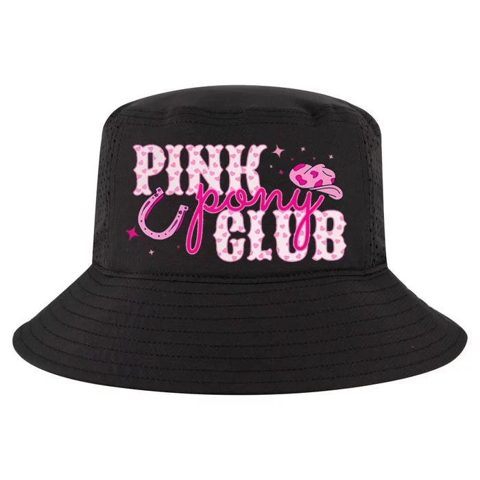 Pony And Heels Lover Clubs Disco Birthday Cowgirl Cool Comfort Performance Bucket Hat