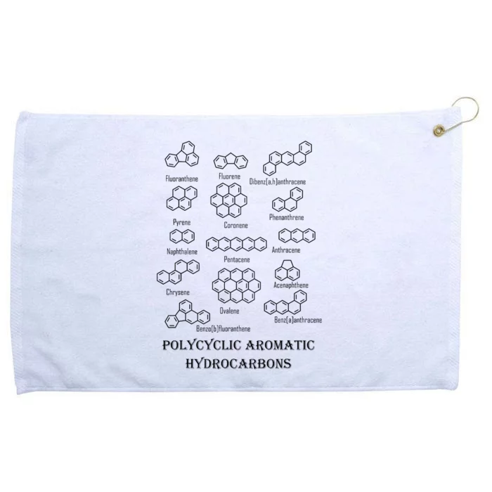 Polycyclic Aromatic Hydrocarbons Pah Grommeted Golf Towel