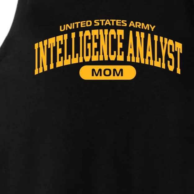 Proud Army Intelligence Analyst Mom Gift Ladies Tri-Blend Wicking Tank