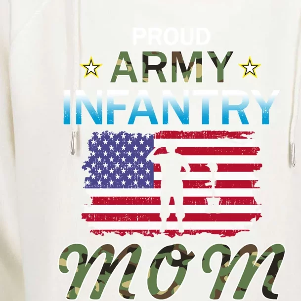 Proud Army Infantry Momcool Gifti'm A Proud Army Infantry Mom Army Cute Gift Womens Funnel Neck Pullover Hood