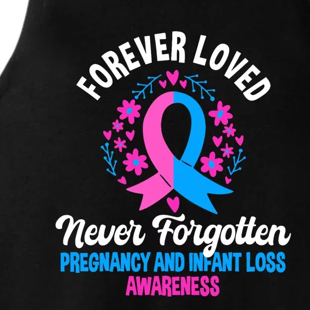 Pregnancy And Infant Loss Awareness Miscarriage Awareness Ladies Tri-Blend Wicking Tank