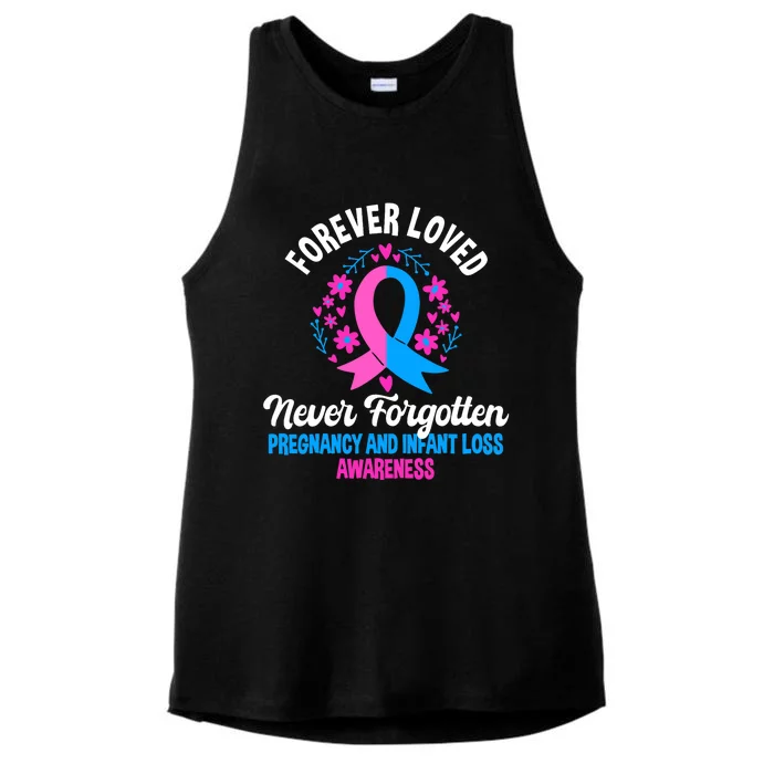 Pregnancy And Infant Loss Awareness Miscarriage Awareness Ladies Tri-Blend Wicking Tank