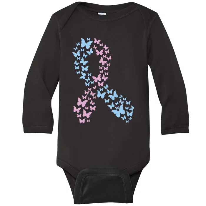 Pregnancy And Infant Loss Infant Loss Awareness Month Baby Long Sleeve Bodysuit