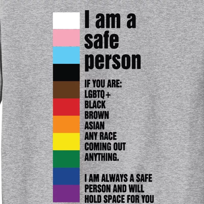 Pride Ally I Am A Safe Person Lgbtq Sweatshirt