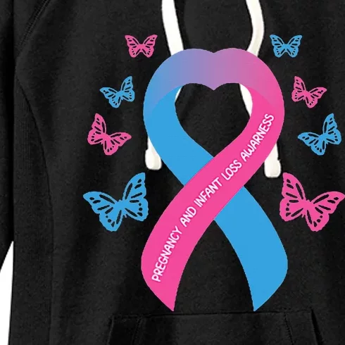 Pregnancy and Infant Loss Awareness Miscarriage Remembrance Women's Fleece Hoodie