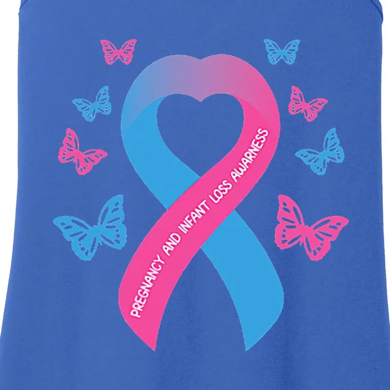 Pregnancy and Infant Loss Awareness Miscarriage Remembrance Ladies Essential Tank