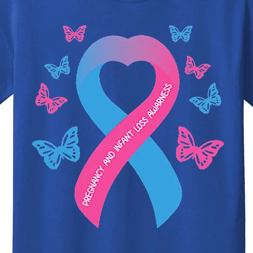 Pregnancy and Infant Loss Awareness Miscarriage Remembrance Kids T-Shirt