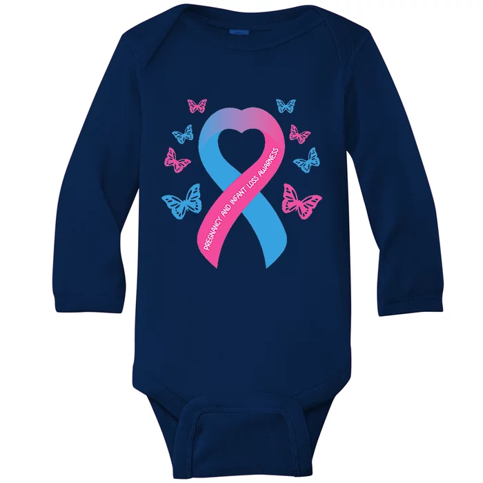 Pregnancy and Infant Loss Awareness Miscarriage Remembrance Baby Long Sleeve Bodysuit