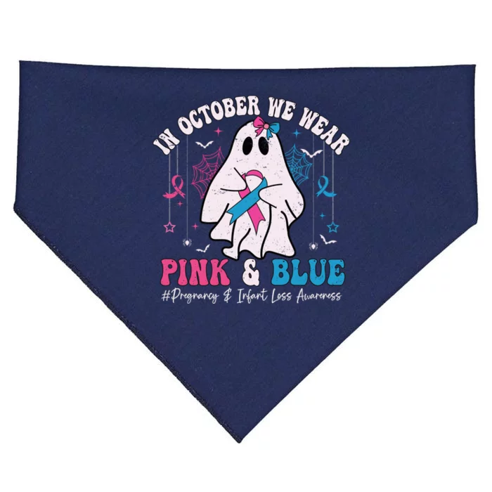 Pregnancy And Infant Loss Awareness October Halloween USA-Made Doggie Bandana