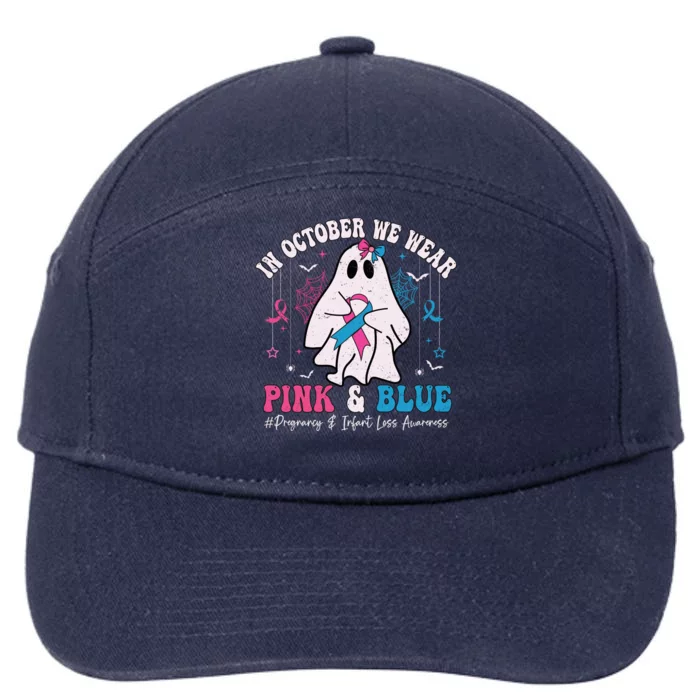 Pregnancy And Infant Loss Awareness October Halloween 7-Panel Snapback Hat