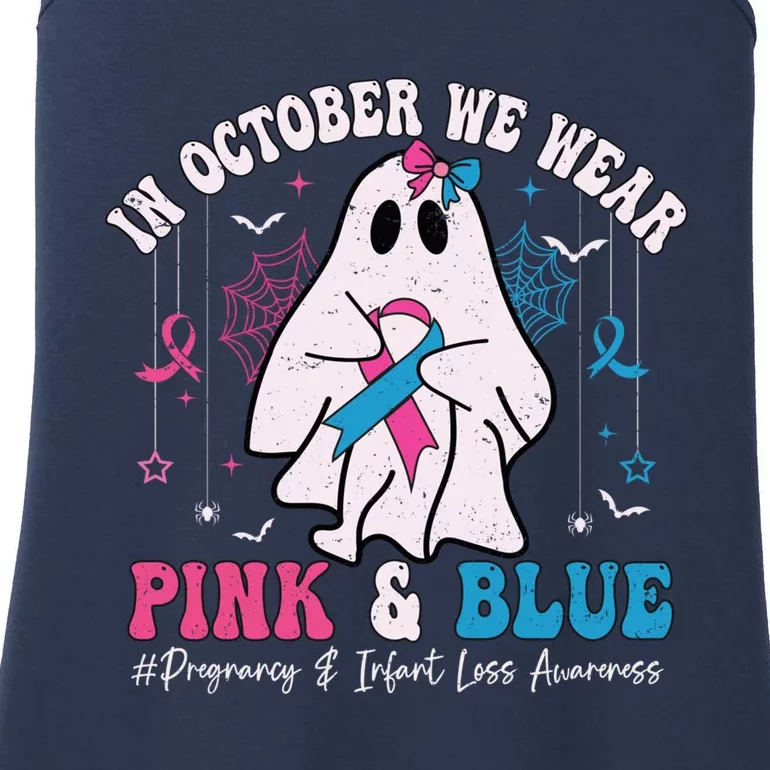 Pregnancy And Infant Loss Awareness October Halloween Ladies Essential Tank