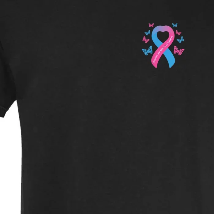 Pregnancy And Infant Loss Awareness Miscarriage Remembrance Garment-Dyed Heavyweight T-Shirt