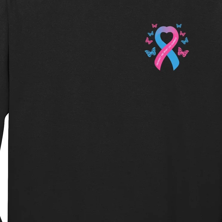 Pregnancy And Infant Loss Awareness Miscarriage Remembrance Long Sleeve Shirt