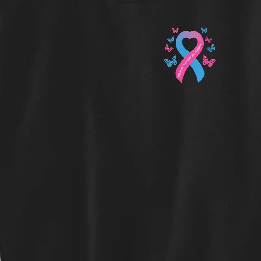 Pregnancy And Infant Loss Awareness Miscarriage Remembrance Kids Sweatshirt