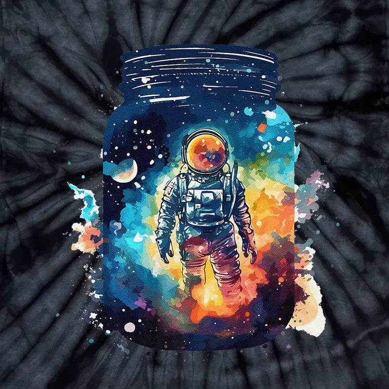 Pet Astronaut in a Jar Premium Tie-Dye T-Shirt