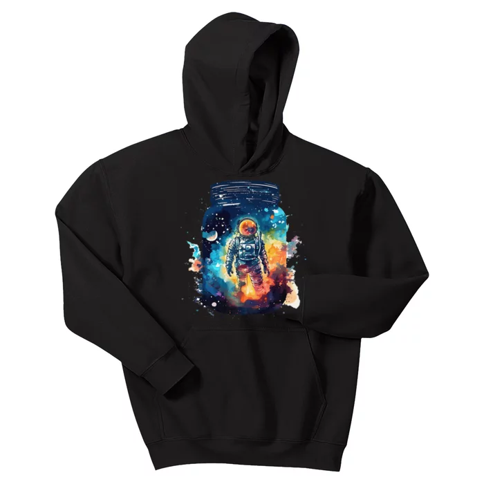 Pet Astronaut in a Jar Premium Kids Hoodie