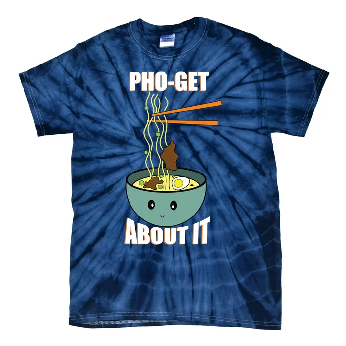 PhoGet About It South Korean Asian Food Noodles Ramen Tie-Dye T-Shirt