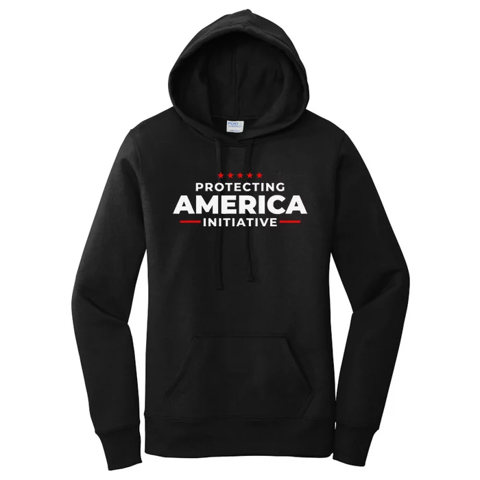 Protecting America Initiative Donald Trump 2024 Women's Pullover Hoodie