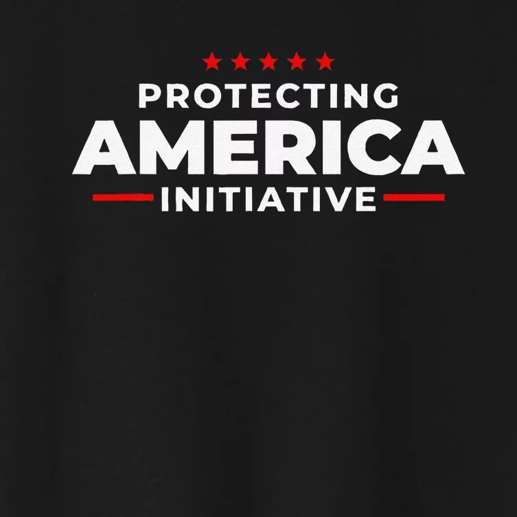 Protecting America Initiative Donald Trump 2024 Women's Crop Top Tee