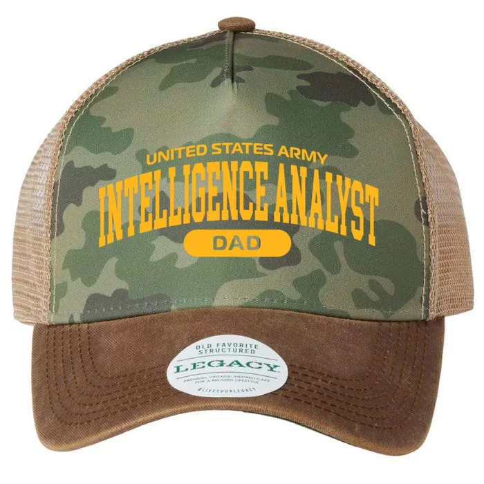 Proud Army Intelligence Analyst Dad Gift Legacy Tie Dye Trucker Hat